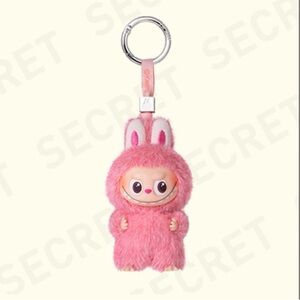 Pink Labubu heart SECRET !!  Pink pin for love keychain guaranteed authentic